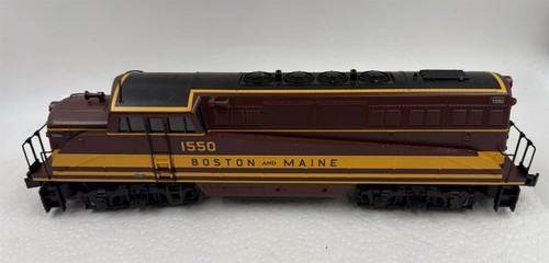 WILLIAMS 20302 BOSTON & MAINE B&M DUAL MOTOR BL-2 W/HORN, BELL O/027 WKS/ LIONEL