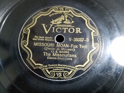 78RPM Victor V-38067 The Missourians - Market Street Stomp