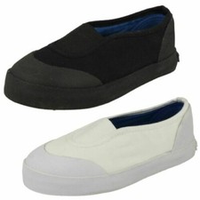 'Unisex Spot On' Slip on Canvas PE Pumps