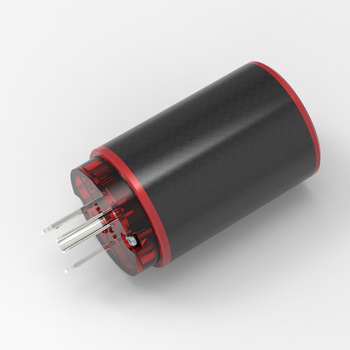 Viborg VM504Ag High purity Solid silver US Power connector IEC Power Connector - Picture 14 of 26
