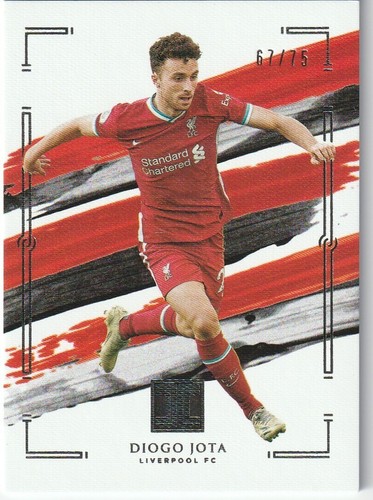 2020-21 PANINI IMPECCABLE DIOGO JOTA LIVERPOOL 67/75 PARALLEL CARD Nr MINT
