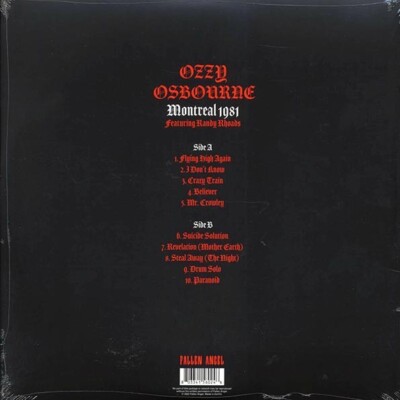 Ozzy Osbourne - Montreal 1981: Theatre Saint-Denis, July 28th