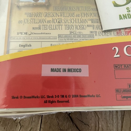 Lot 4 Movies Disney Shrek 3D Nemo Anastasia Beauty Beast DVD Factory Sealed - Picture 6 of 8