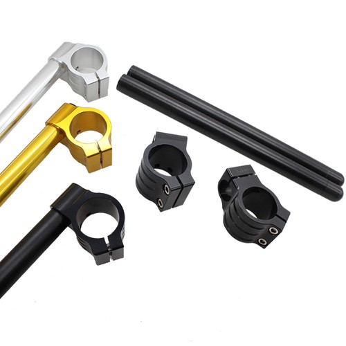 7/8" Tube CNC Motorcycle Universal 37MM For Suzuki Clip On Ons Fork Handlebars - Foto 10 di 12