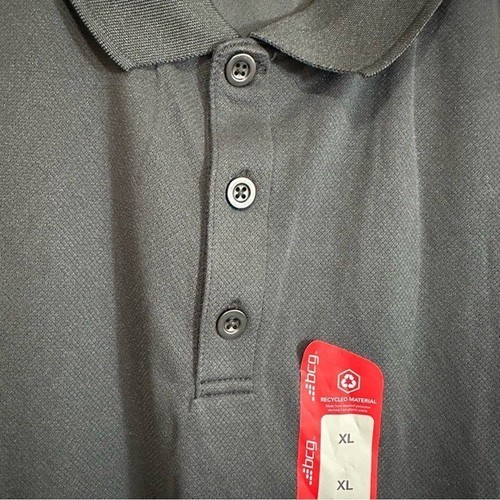 BCG Polo Uomo Allenamento Allenatori Nero XL - Foto 5 di 7