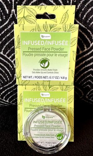 POLVO FACIAL PRENSADO TÉ VERDE PURO 2 B ACABADO MATE AJUSTE MAQUILLAJE CONTROL BRILLO - Imagen 1 de 10