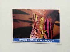 WORLD WRESTLING FEDERATION EUROFLASH 1991 MALE KING RANDY SAVAGE FIGURE n 102