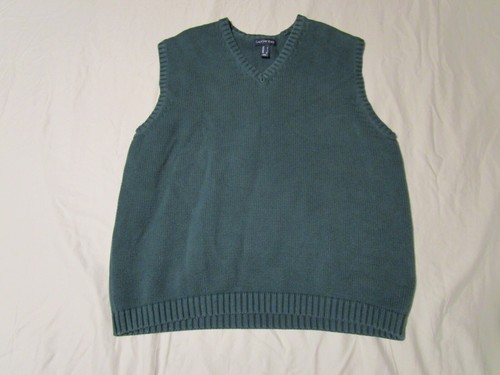 Lands End Green Knitted Pullover 100 
