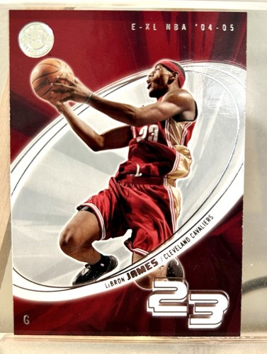 Tarjeta Fleer Skybox Lebron James E-XL 2004-05 #53 Cavaliers Lakers segundo año radiocontrol