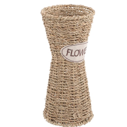 Geflochtener Blumenkorb Braut Trocknet Blumengefäß Blumenarrangementkorb