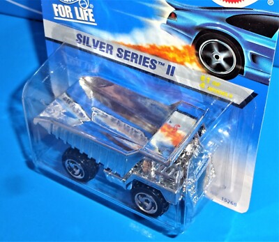 Hot Wheels 1996 Silver Series II #1 Dump Truck Chrome w