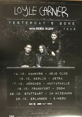 LOYLE CARNER 2017 TOUR - orig. Concert Poster - Konzert Plakat - DIN A1 - F/U
