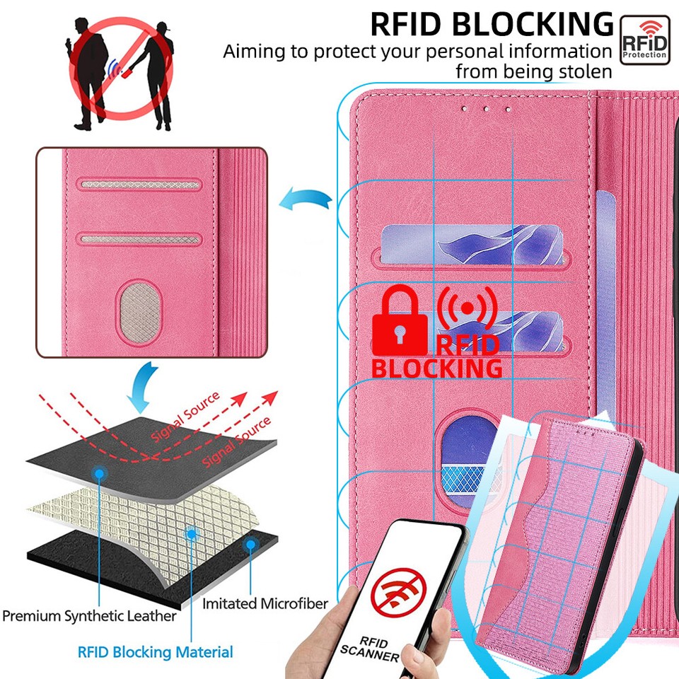For Moto Motorola G Pure/G Power/G Play 2024 Wallet Phone Case Stand