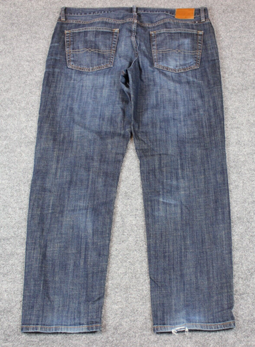 Pantalones de mezclilla para hombre Lucky Brand 40X32 azul 221 originales rectos elásticos - Imagen 13 de 15