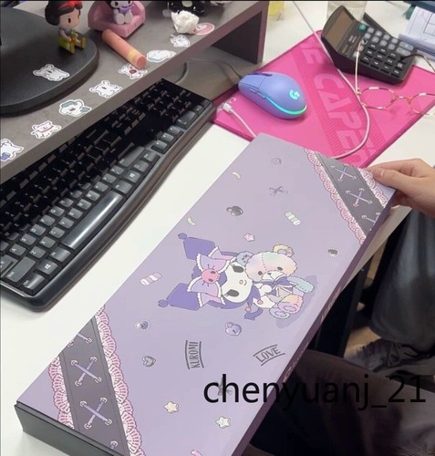 Kuromi Mechanische Tastatur Kabellos Bluetooth Cartoon Anime ABS Tastenkappe LED Neu - Bild 16 von 24