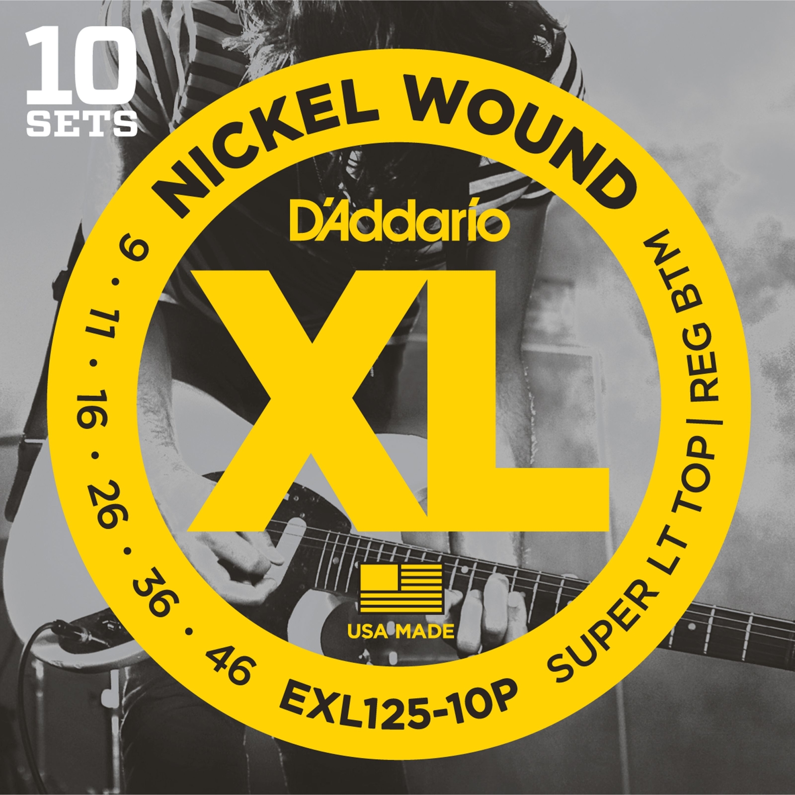 DAddario EXL125-10P 09-46 Комплект 10er с никелевой обмоткой