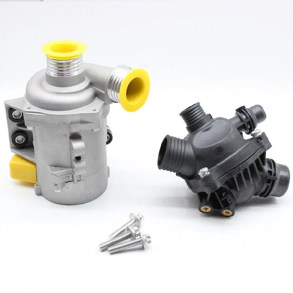 Bomba de agua con termostato y perno 11517586925 para BMW 128i 325i 328i 528i 530i X3 EE. UU. Foto 4 de 4