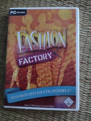 CD-Rom Fashion Factory Modeatelier für Sims 2