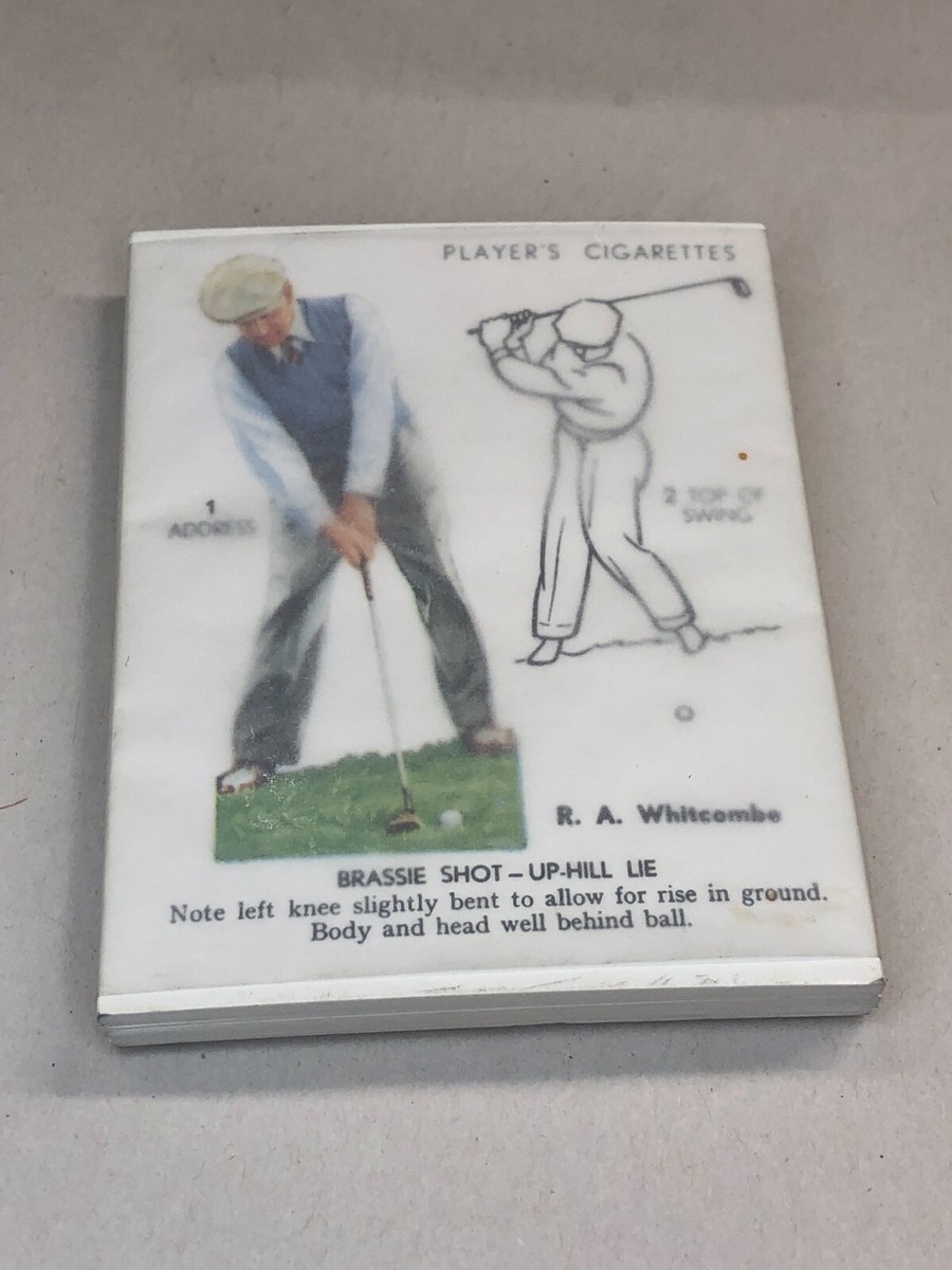 john player cigarette cards value John Player & Sons Golf Cigarette Cards 1939 Reprint Set Of 25 Card Pack  1986