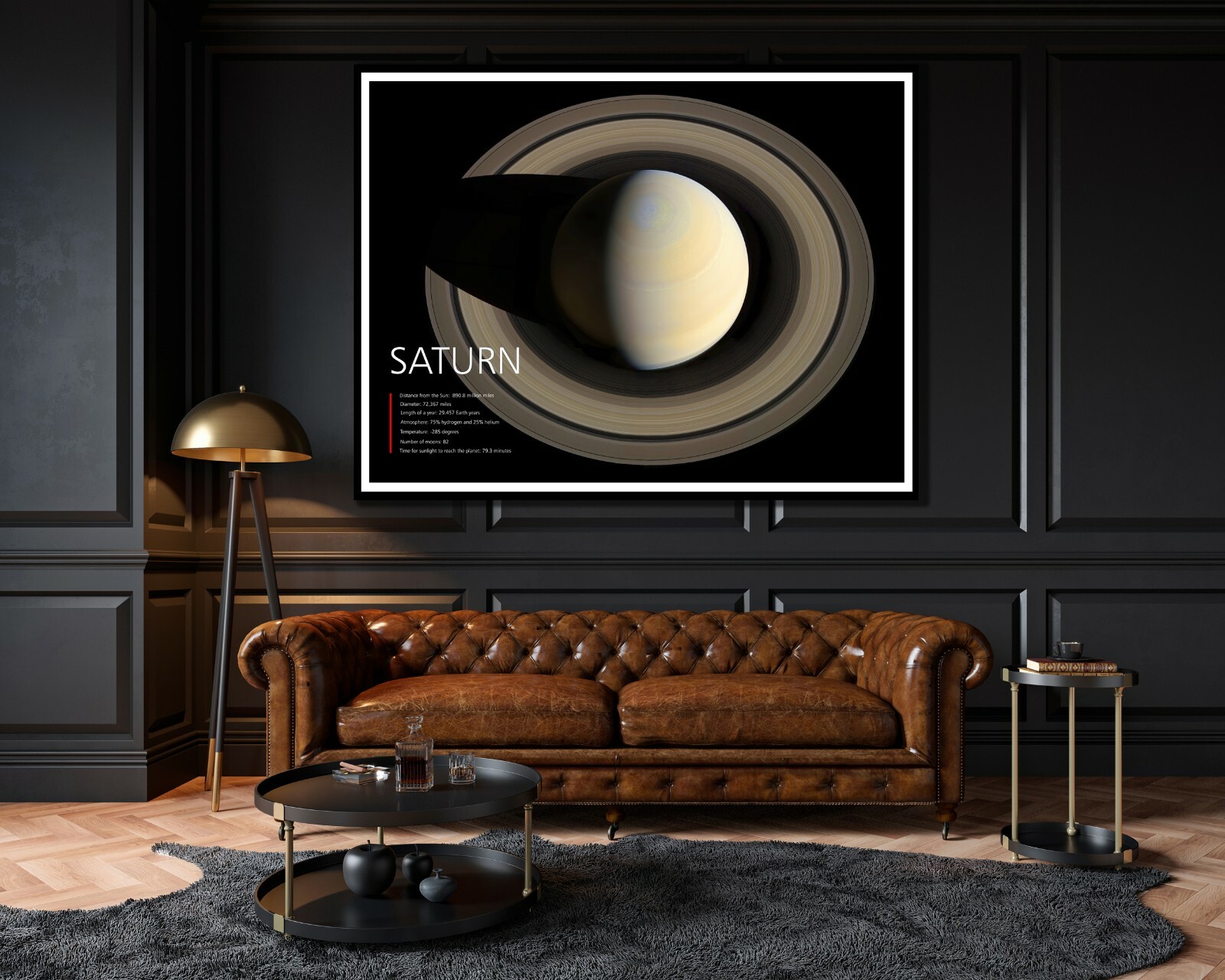 Planet SATURN Poster Art Photo NASA Hubble Space Poster Art Print Wall ...