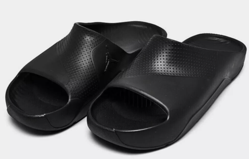 Nike Air Jordan Post Slide Sandals Triple Black Retro DX5575-001 Mens Size 14
