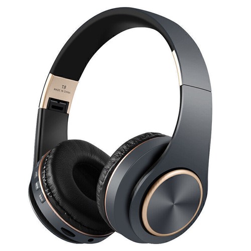 Wireless Bluetooth 3D Headphones Noise Canceling Over Ear Headphones Foldable - Picture 2 of 17
