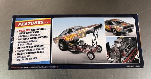 POLAR LIGHTS 1969 DODGE CHARGER FUNNY CAR MODEL-KIT PIL988/12 SEALED 1/25 SCALE - Picture 4 of 6