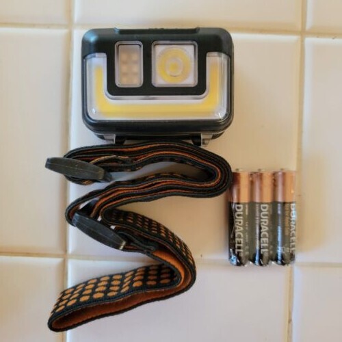 *New* Duracell 575 Lumens Headlamp Flashlight 6 Beam Settings Batteries Included - Picture 8 of 8