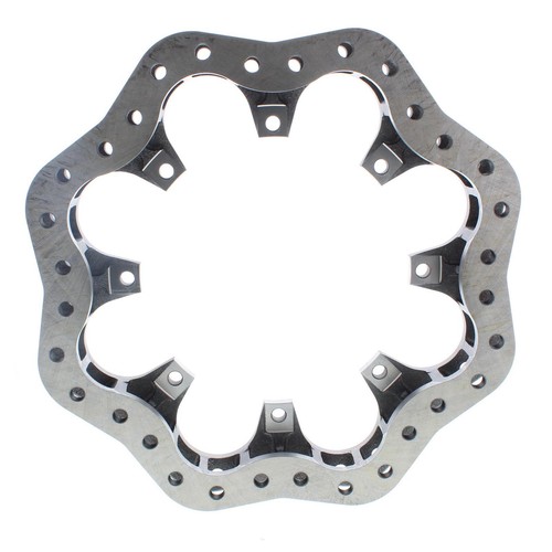 Cast Iron Drilled Scalloped Brake Rotor - 11.75 x 1.25