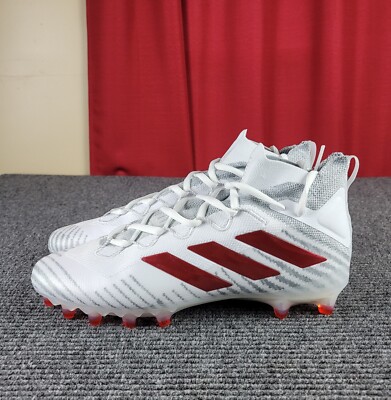 グローブ ADIDAS FREAK ULTRA PRIMEKNIT 27.5 Adidas Freak Ultra Primeknit Boost White Red Football Cleats