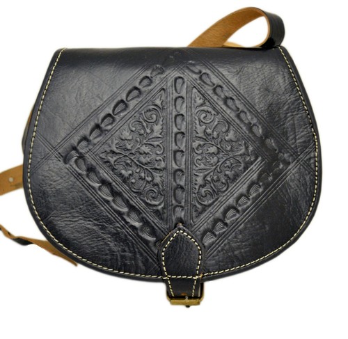 delivery Worthless Annotate Moroccan Leather Bag Handmade Shoulder bag Tool Carved 100% Leather Black | eBay delivery Worthless Annotate Moroccan Leather Bag Handmade Shoulder bag Tool Carved 100% Leather Black | eBay