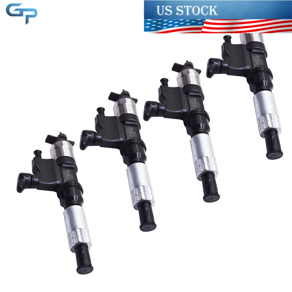 4 件燃油喷射器 4HK1 适用于五十铃 NPR NPR-HD 柴油 2001 - 2007 095000 - 5471 — 第 2/4 张图片