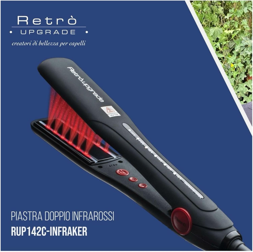 RETRO.UPGRADE Rup-142C/Infraker Piastra Professionale in Tourmalina Con Infraros - Foto 2 di 12