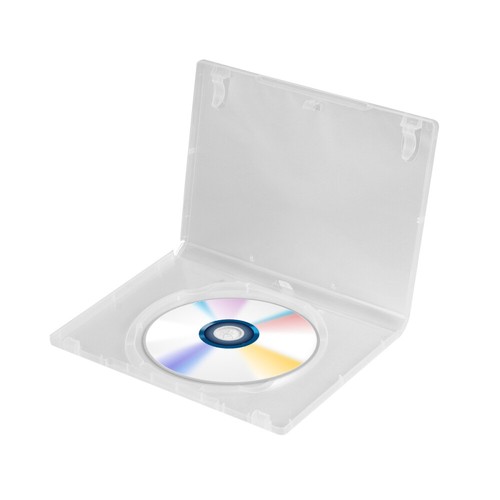 6PCS CD Storage Box Transparent DVD Case CD Package Portable for Home Cinema - - Photo 10/12