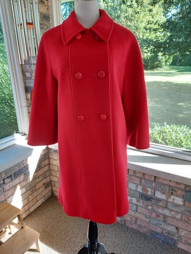 Vintage Wool Car Coat M