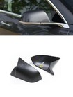 Matte Dry Carbon Fiber Side Mirror Cover Caps Add On For Tesla Model 3 Model Y