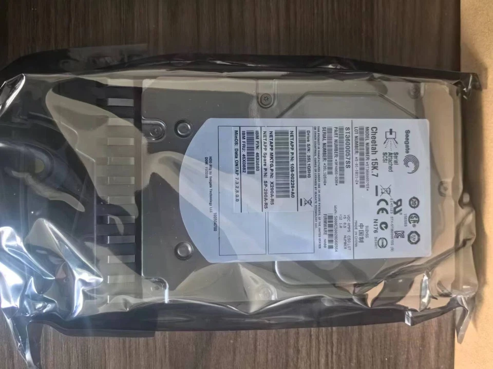 NetApp X290A-R5 SP-290A-R5 600GB 15K RPM SAS 3.5" Hard Disk Drive - Image 3 of 4