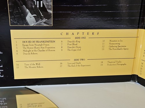 House of Frankenstein / House of Dracula Doble Laserdisc LD 41911 Halloween EX - Picture 7 of 14