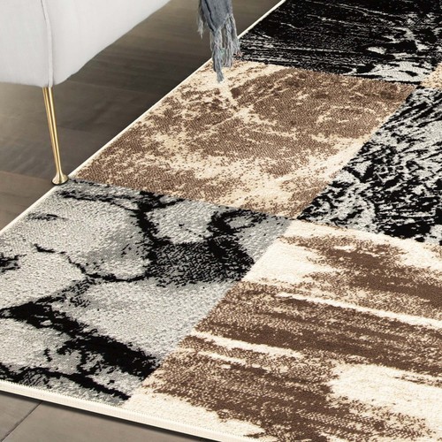 Brentwood Patchwork Floral Bedroom Living Room Large Indoor Area Rugs Or Runner - Picture 4 of 27