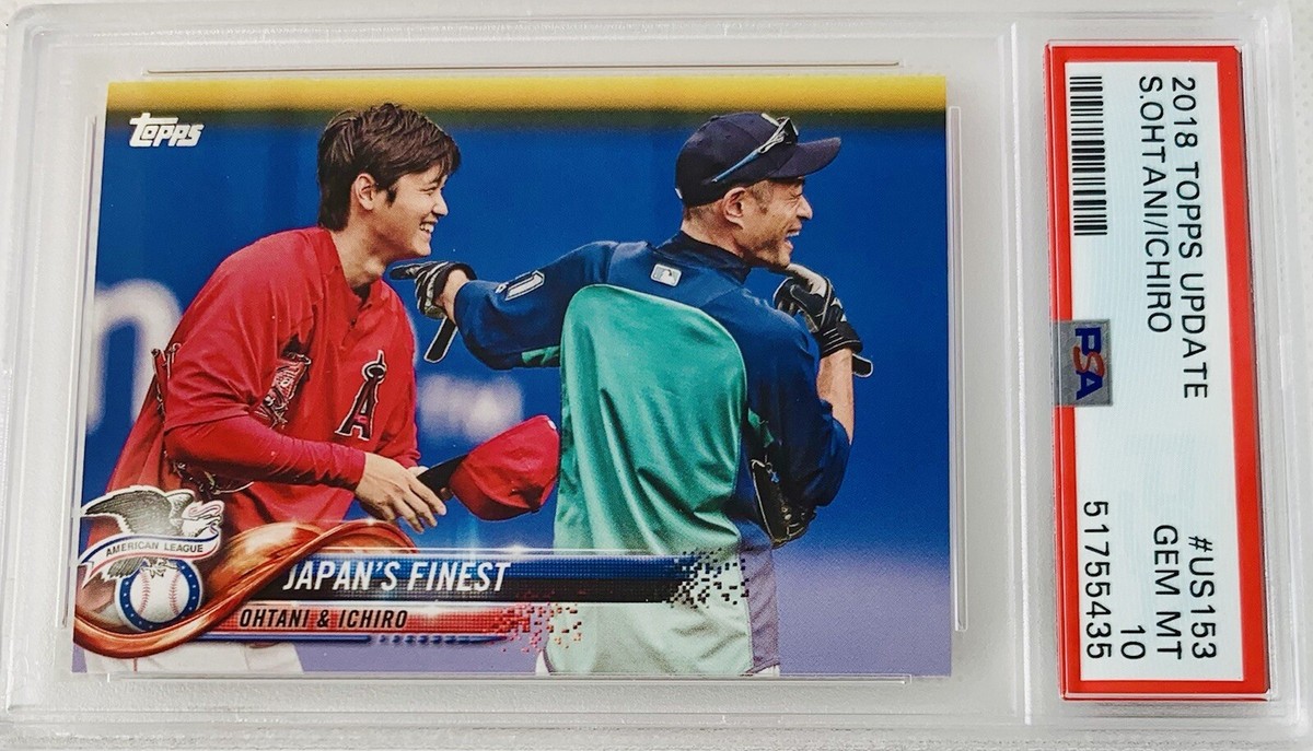 2018 Topps Shohei Ohtani & Ichiro RC Rookie Card Japan's Finest