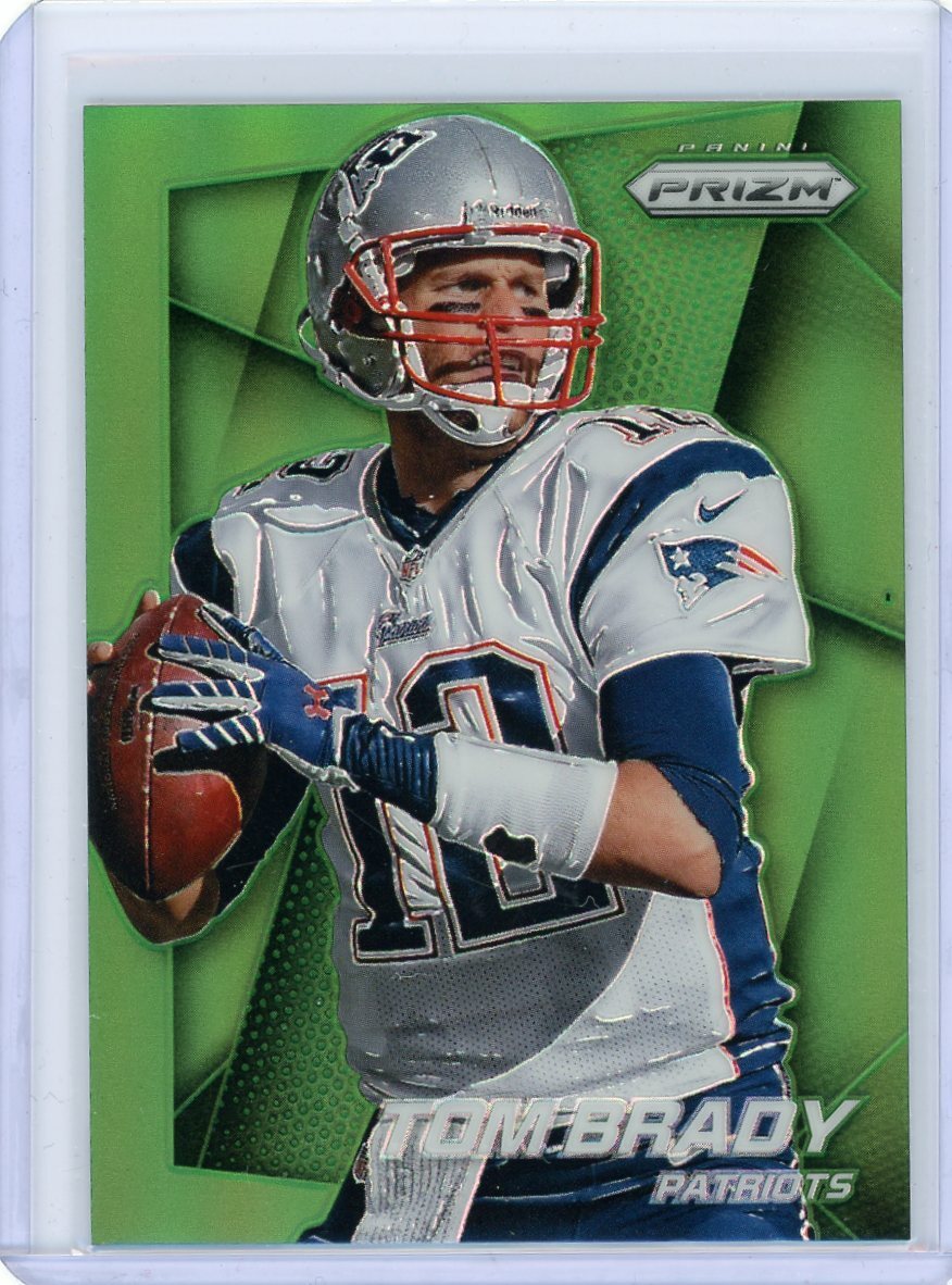 2014 Panini Prizm Football Green Prizm #36 Tom Brady
