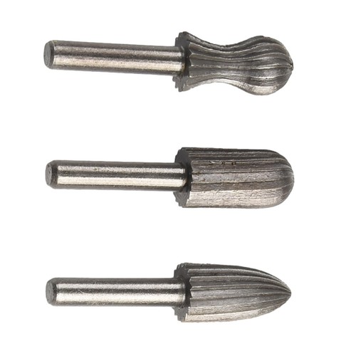 6 Pcs Tungsten Steel Carbide Burrs For Rotary Drill Bit Die Grinder 6mm Shank PO - Picture 12 of 24