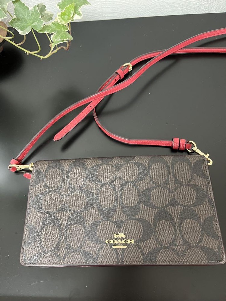 C-1 Coach Shoulder Bag Wallet