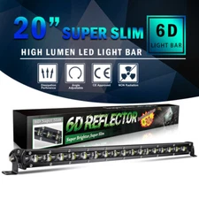 SLIM 20INCH 1200W LED WORK LIGHT BAR Singal ROW DRIVING LAMP FOR UTE ATV SUV 4WD