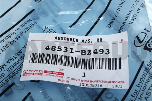 48531BZ493 Genuine Toyota ABSORBER SHOCK RR 48531-BZ493 - Picture 4 of 4