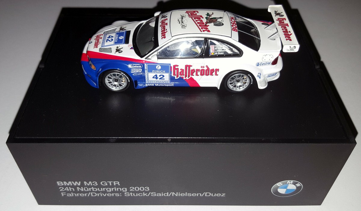  M3 Coupe 1/43 ミニカー Minichamps 1/43 Dealer BMW M3 GTR 2003 24 Hours Nurburgring Hans