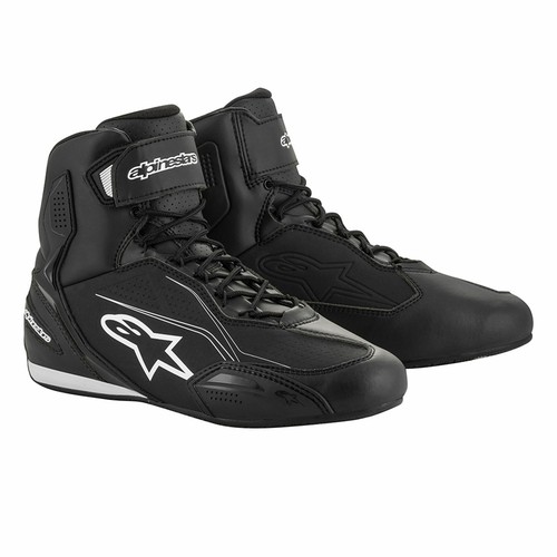 Alpinestars Faster 3 Motorcycle Motorbike CE Approved Shoes - Black - Picture 3 of 3