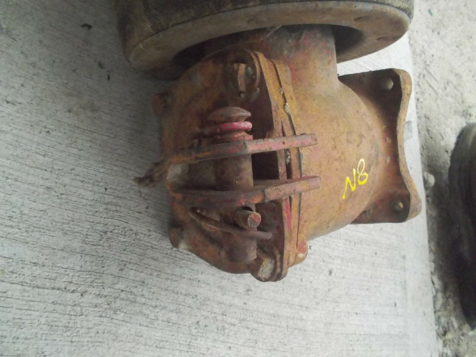 Ford 8N tractor flat belt PTO pulley + drive assembly & top link holder