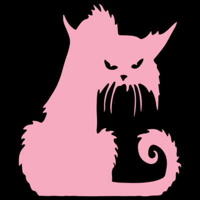 Window Bumper Laptop Sticker Orange Cat Stretching Decal - Die Cut ...