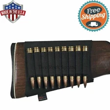 GrovTec - 9-Round Rifle Buttstock SHELL HOLDER - Pouch - USA Made